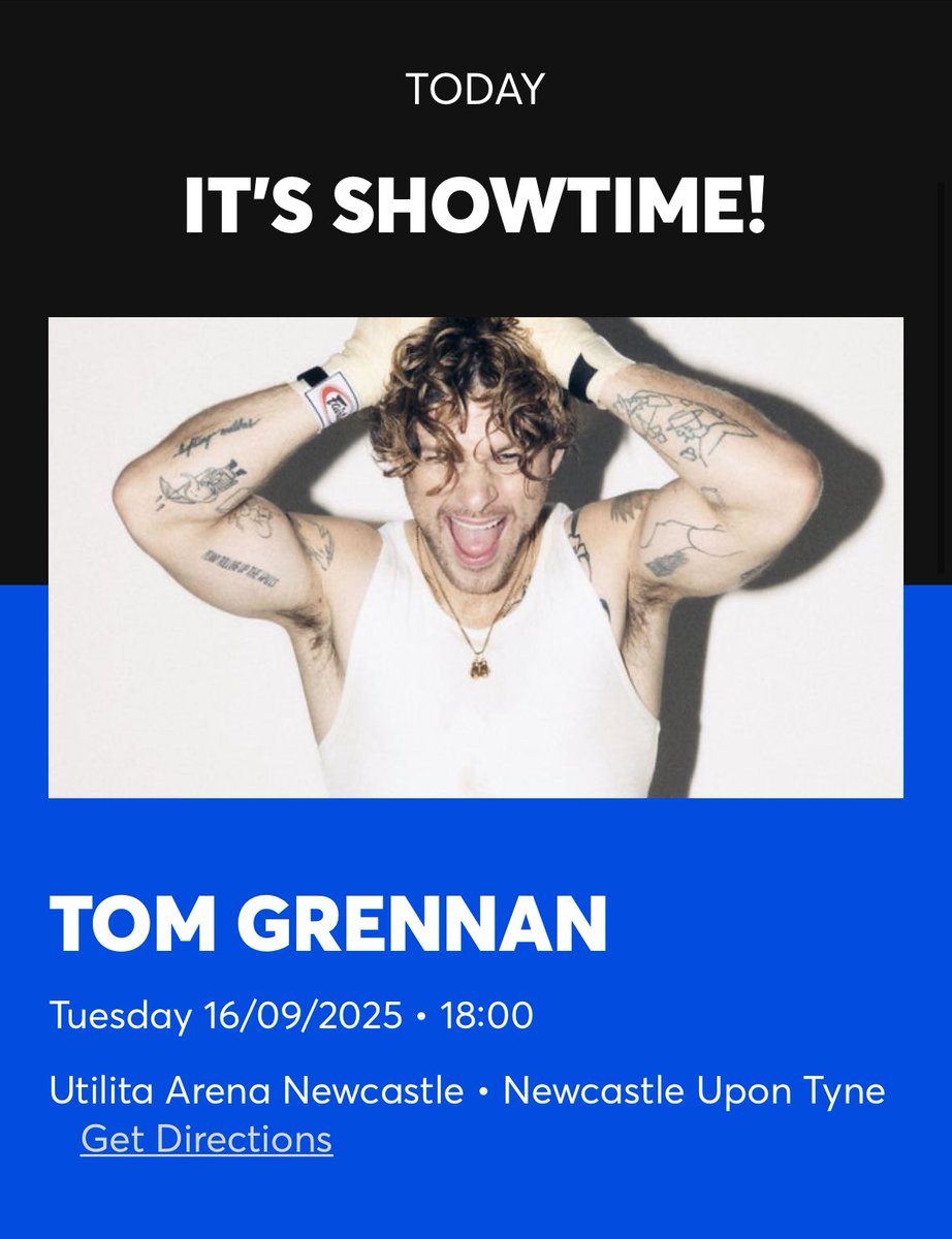 I could literally pee glitter!! 

Soooo excited to see the AMAZING <a href="/Tom_Grennan/">Tom Grennan</a> tonight!! 

Already dancing round the kitchen making my coffee!!

Definitely a Happy Tuesday!  ♥️