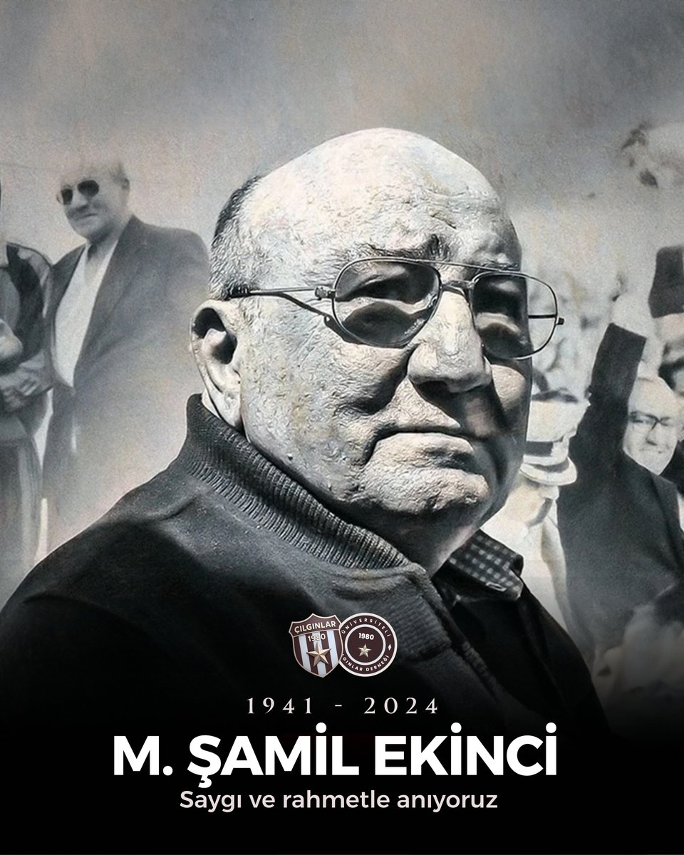 Kulübümüzün 5 yıllık başkanlık döneminde; 4 Lig Şampiyonluğu, 2 Türkiye Kupası, 5 Cumhurbaşkanlığı Kupası ve 2 Başbakanlık Kupası ile unutulmaz başarılara imza atan, efsane başkanımız, eski Divan Kurulu Başkanımız ve 2. Başkanımız Mustafa Şamil Ekinci’yi saygı, minnet ve rahmetle