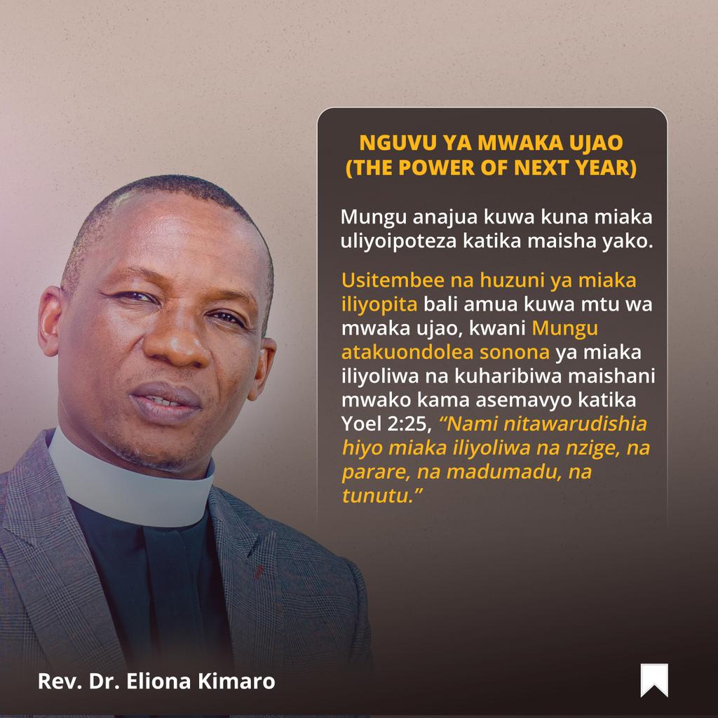 "Nami nitawarudishia hiyo miaka iliyoliwa na nzige, na parare, na madumadu, na tunutu" Yoel 2:25