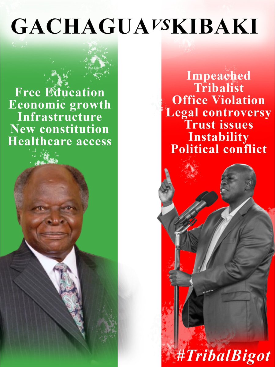 IamMzalendo's tweet photo. Kibaki's silence spoke louder than words cos he was strategic and result driven while Gachagua's noise always ends up drowning any relevance IF THERE IS ANY!#TribalBigot

Makende Moja 
#ExpresswayClosed
#ICTScorecard
#restorativejustice 
#ProfitsWithoutAbuse https://t.co/Cvx63Jhv7h