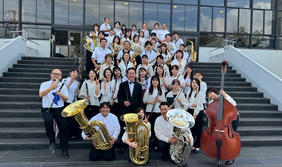 9月14日（日）に、久留米音楽祭に出演いたしました✨✨

ゆうすいは、
🔸ポップマーチ「すてきな日々」
🔸 THE COWBOYS
の2曲を演奏しました！
出来栄えはいかに！？🤭
ご来場頂きました皆さま、ありがとうございました🩷

#吹奏楽団ゆうすい　#吹奏楽　#社会人吹奏楽団　#久留米