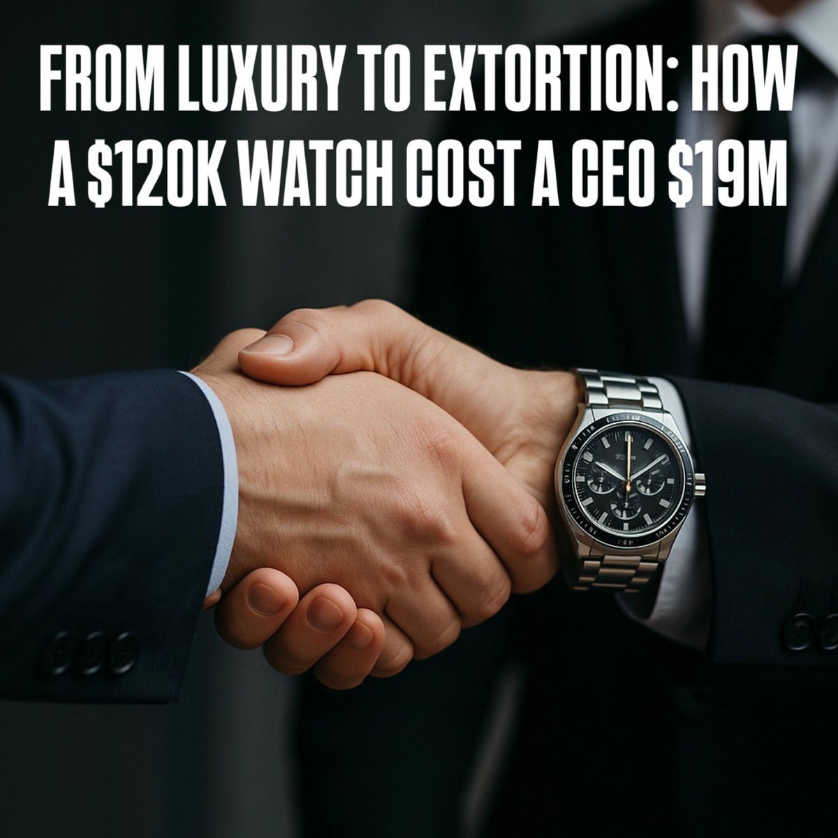 qnainfo's tweet photo. A CEO purchased a $120,000 timepiece from a gray-market dealer.  What should have been a one-off indulgence became the start of a dangerous friendship.

Read our full article here: https://t.co/BnDth9fpHP

#Extortion #Investigation #FinancialCrime #FraudPrevention #RiskManagement https://t.co/e4U18q1iNV