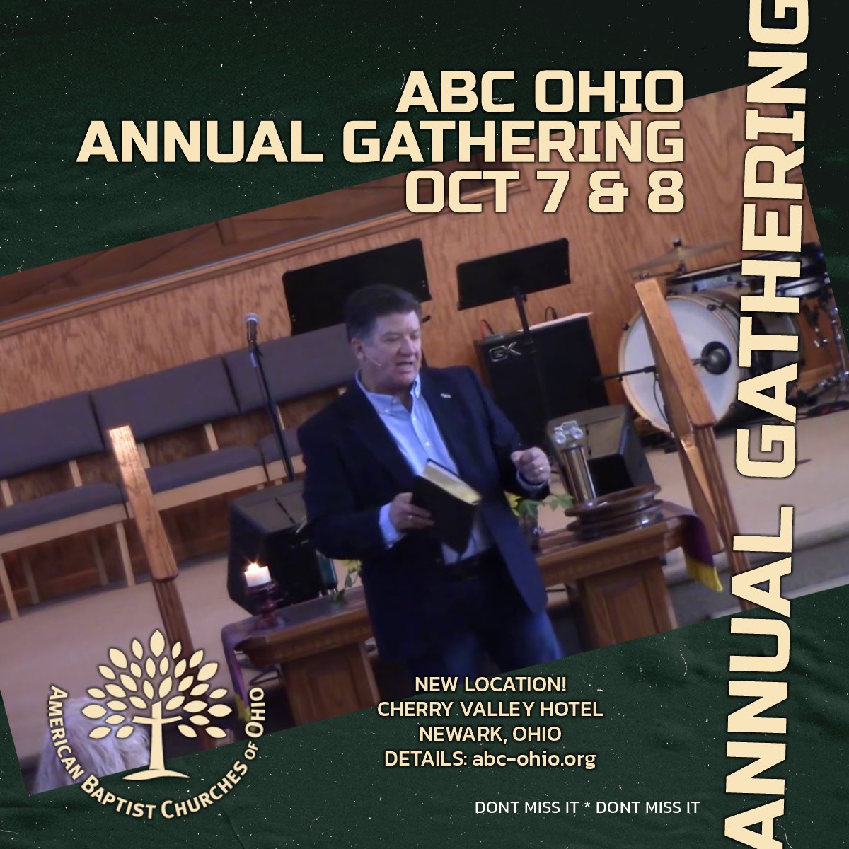 ABCofOhio's tweet image. October 7 &amp;amp; 8 is the 199th Annual Gathering of the American Baptist Churches of Ohio! We welcome Dr. Robin Stoops, ABC USA Associate General Secretary &amp;amp; former ABC Nebraska Executive Minister as our keynote speaker and workshop leader. REGISTER NOW! abc-ohio.org