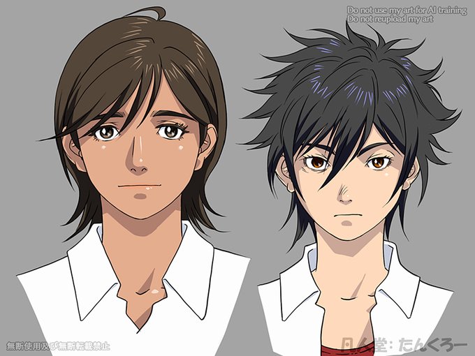 競泳女子とサブカル男子のイチャラブが描きたくなってキャラ顔だけ描いてみた。(゜∀゜)
菜摘(ナツミ)ちゃん と 蜜樹(ミツキ)くん 