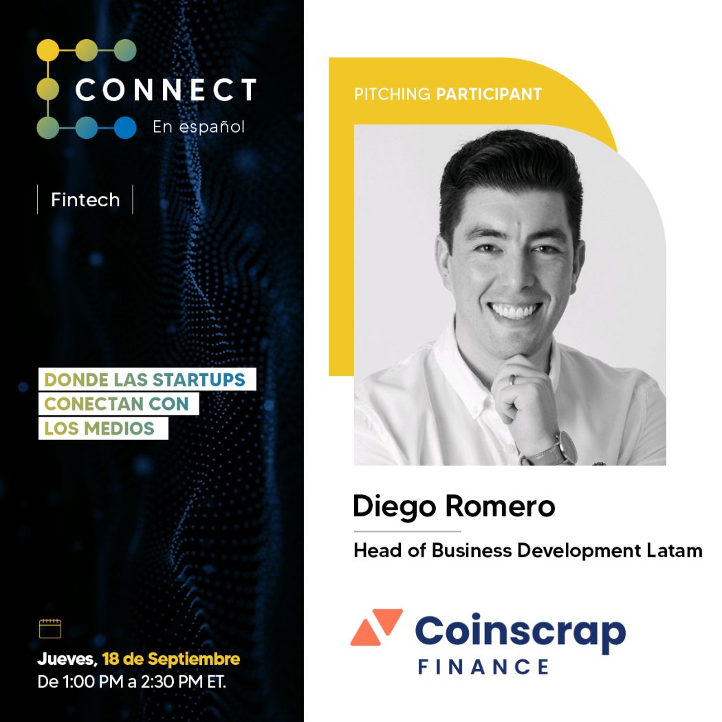 Este jueves participamos en “Connect en Español: #Fintech”, un evento donde #StartupsInnovadoras presentarán sus propuestas frente a un jurado de periodistas.

¡Únete a la conversación!

⏰ 1:00 p.m. EST | 7:00 p.m. CET
 🔗 us06web.zoom.us/j/86550695745