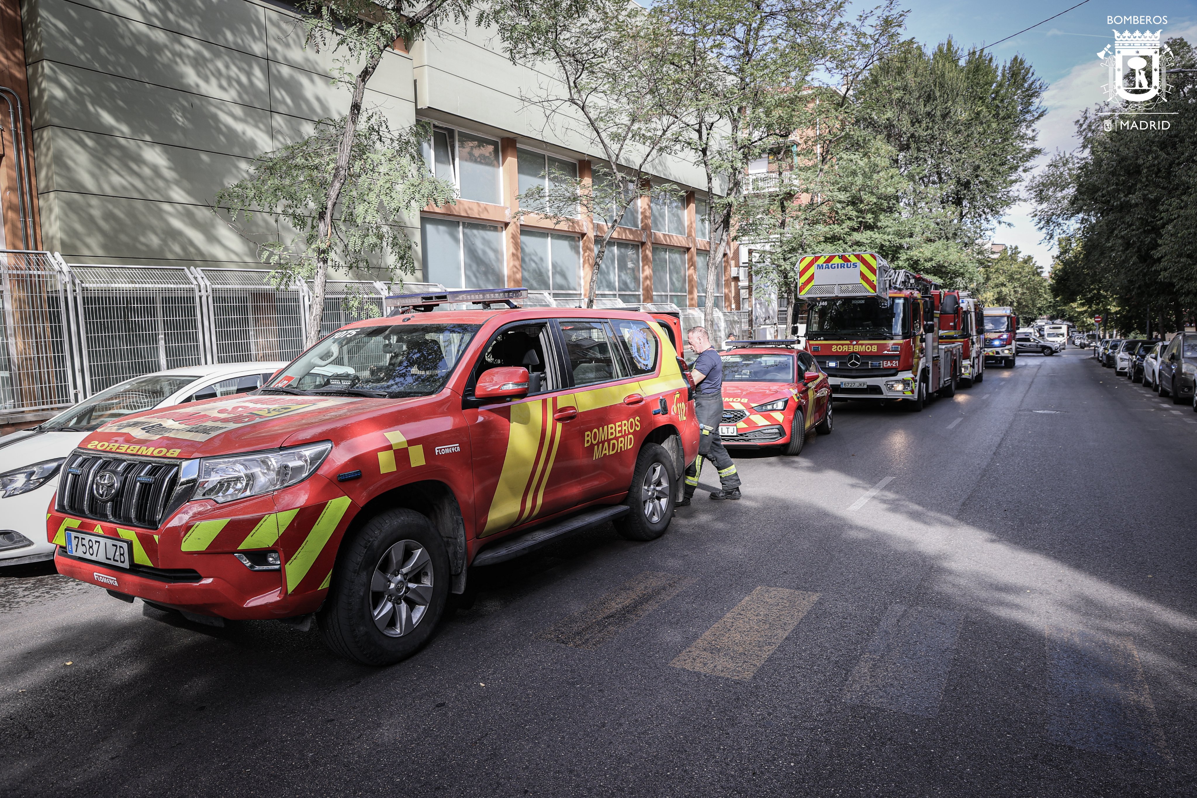 Foto cedida por Bomberos Madrid