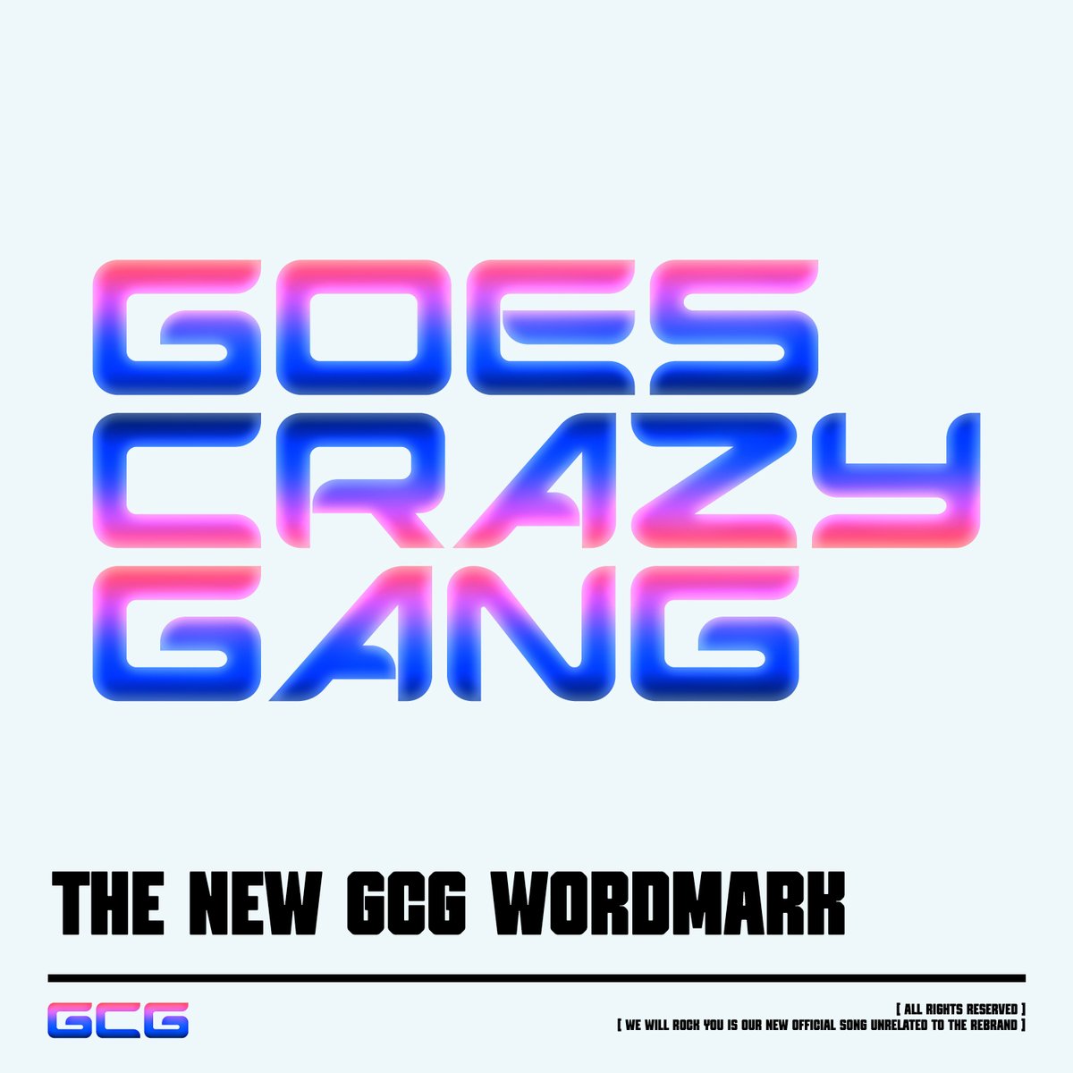 GOESCRAZYGANG's tweet image. GOESCRAZYGANG IS BACK.

With the #RETURN of GCG, we are implementing a rebrand of the org. You could call it a #FlashForward.

#STAYCRAZYGANG #FlashItForward