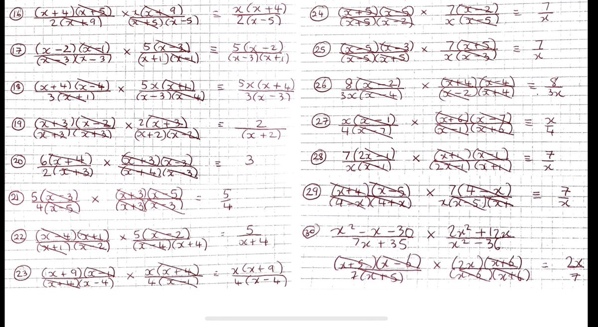 Made this for my year 11. Not the most exciting and not a lot of variety in types but they wanted practice factorsing with quadratics mathshko.com/2019/10/04/alg…