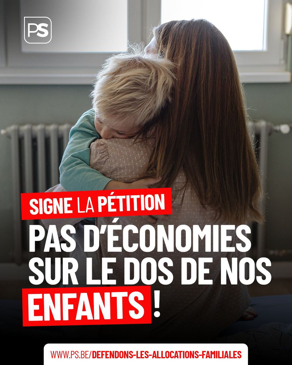 christiemorreal's tweet image. Pas d’économies sur le dos de nos enfants !

Le MR et Les Engagés veulent à nouveau s’attaquer aux allocations familiales.
Après avoir déjà économisé 10 millions € en reportant leur indexation, ils préparent de nouvelles coupes dans le prochain budget.
👉 Pendant que les…