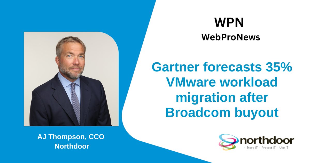 Broadcom's aggressive changes to #VMware licensing are forcing companies to rethink their IT strategy. A recent Gartner forecast suggests that 35% of VMware workloads will migrate by 2028 as a result. Read the full story in <a href="/WebProNews/">WPN</a>:  ow.ly/h3iZ50WVHj6