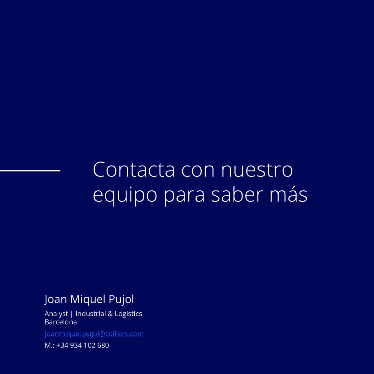 colliers_spain's tweet photo. En Cataluña, la disponibilidad de espacio logístico moderno es limitada, y la demanda sigue creciendo. P3 Manresa se presenta como una solución sólida, sostenible y adaptable.
 
Un desarrollo logístico que responde a lo que el mercado necesita. ➡️https://t.co/S32OEVKQnA https://t.co/9PQRxksNnw