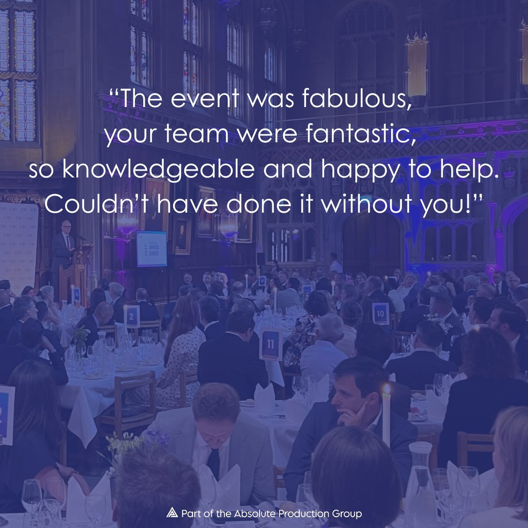 AbsoluteAVSLtd's tweet image. ✨ "The event was fabulous… couldn’t have done it without you!" 🙌 Thrilled to support @kingscollegedining at King’s College with full AV: PA, 65" 4K screens, pro staging, lighting &amp;amp; uplighting. 💙 #EventProduction #AV #KingsCollege #ClientTestimonial