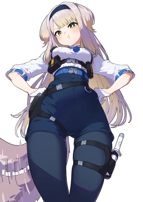 犬のおまわりさん!もしかしてにじさんじのFA1枚目かも? #栞葉書