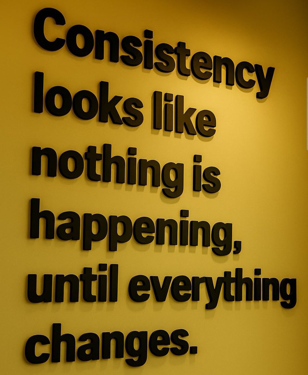 LucyMagwa's tweet photo. Consistent effort can feel invisible until the results are undeniable https://t.co/bumAn6vcAI