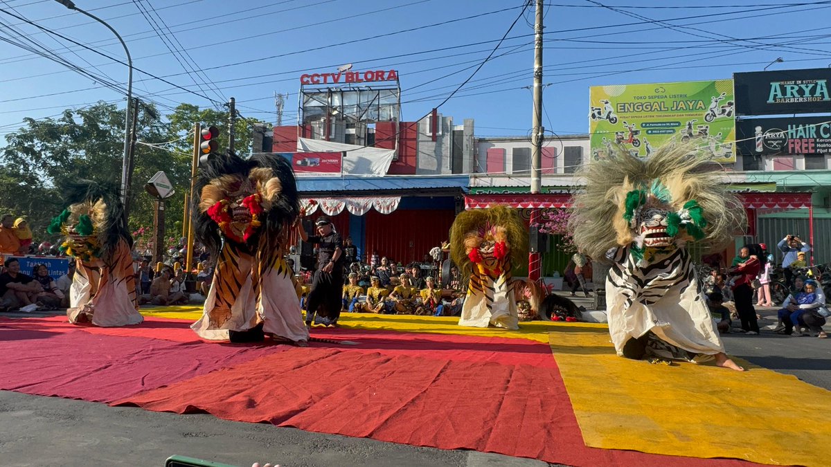 Barongan culture Blora #barongan #baronganblora
