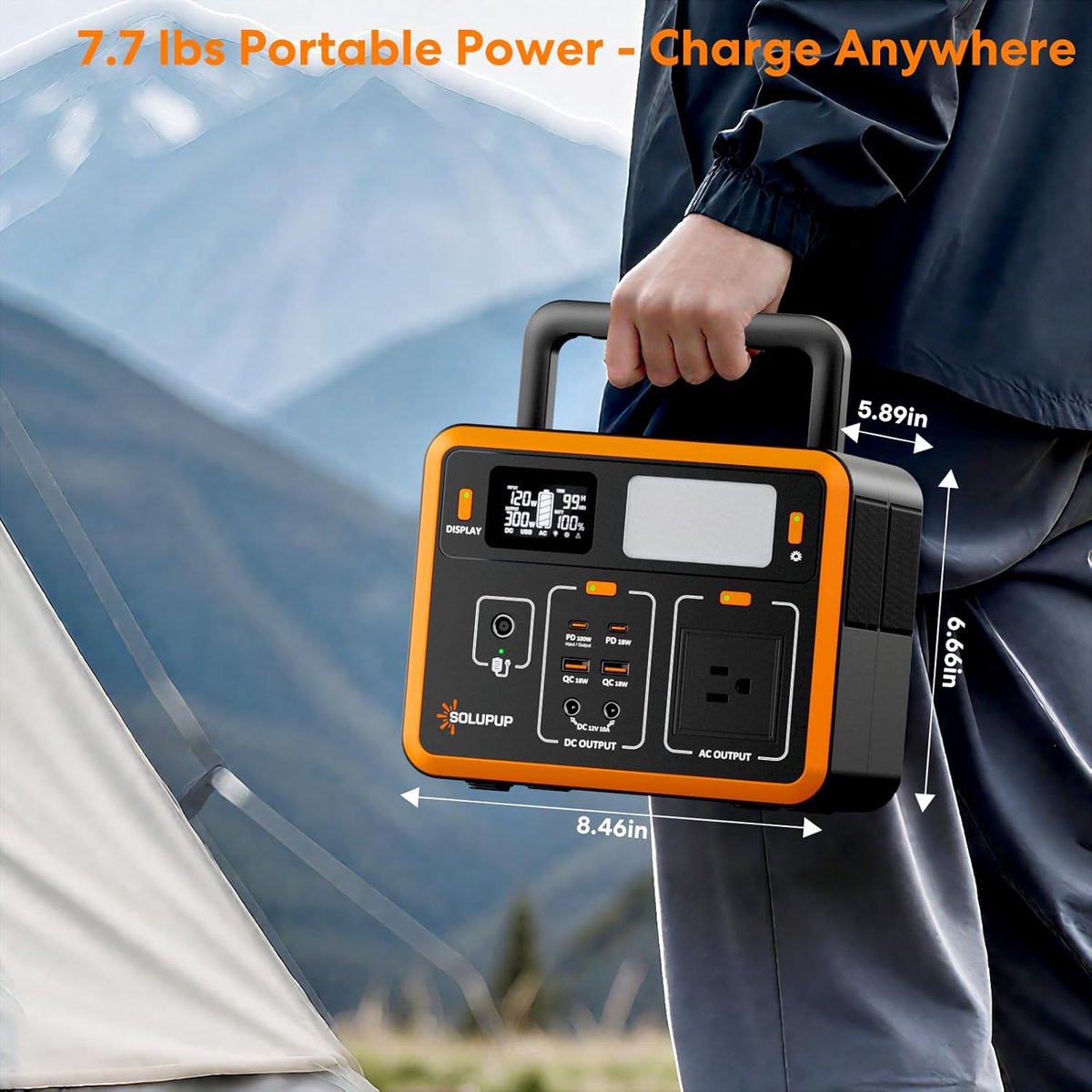 Solupup_global's tweet photo. Power that fits in your backpack!

Solupup's portable station charges 7 devices at once ️ Recharges in <3hrs via solar
 Weighs only 7.7 lbs with built-in LED light
️ Perfect for camping &amp; emergencies

#Solupup #PortablePower #CampingEssentials #OffGrid #EmergencyPrep https://t.co/88PLG7YMf1
