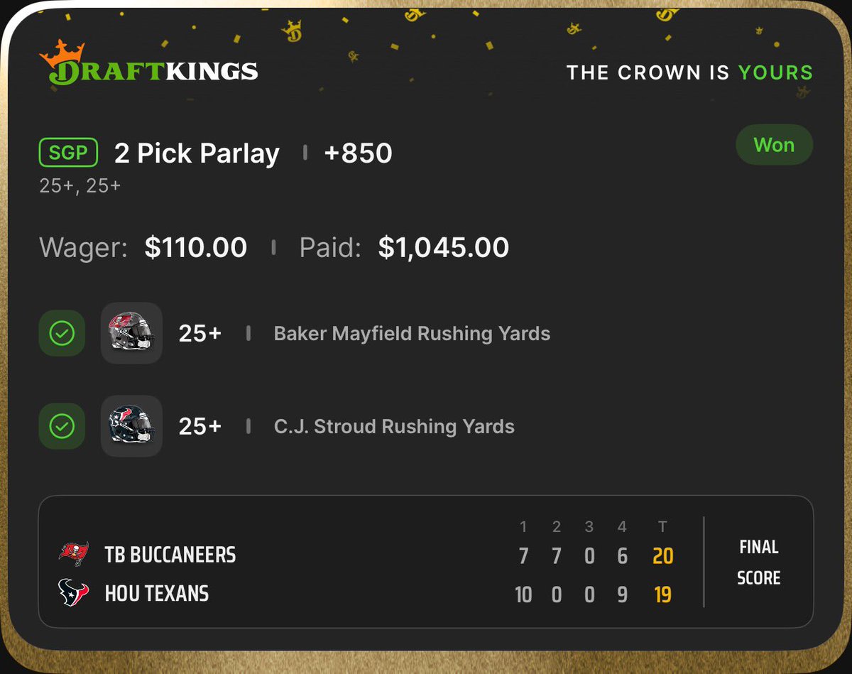 onlyparlays's tweet photo. Another HUGE night to cap off an amazing week 2 🔥 https://t.co/g417H7YYQo