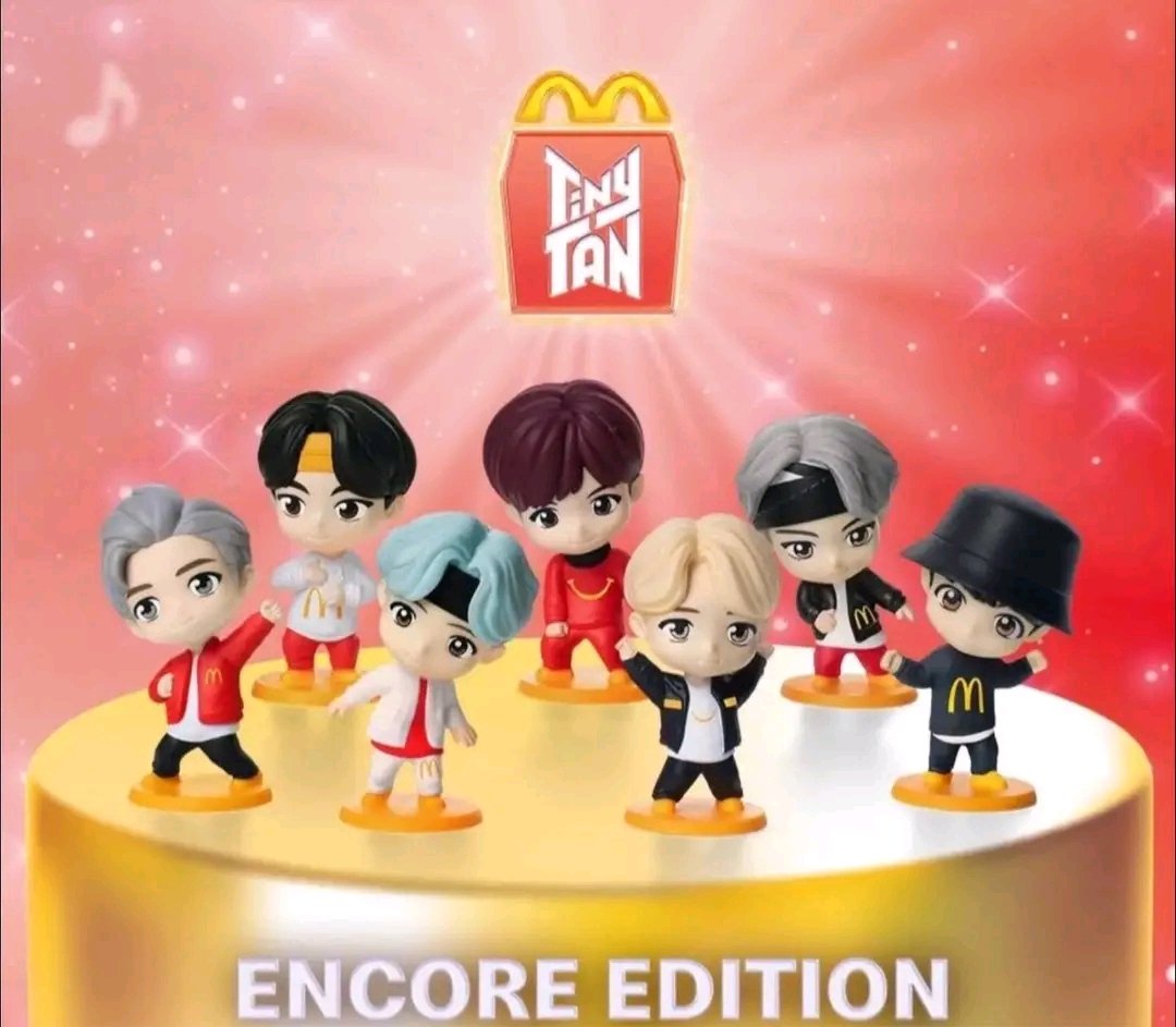KshopYana's tweet photo. WTS LFB | PRE-ORDER ⚠️

~ BTS TINYTAN X MCDO FIGURE ENCORE VER 

🏷️choose member ₱350ea
🏷️ set ₱2200 

📅DOP: 20% DP TO SECURE BALANCE OCT 20

📩 DM https://t.co/OPOYSu7Tlv