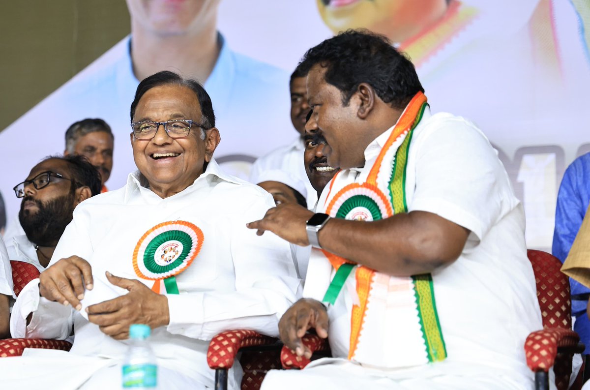 நம் தேசத்தின் அரசியல் வரலாற்றில் மறக்க முடியாத அடையாளமாகவும், தமிழ்நாட்டின் சிந்தனை மரபின் பெருமையாகவும், காங்கிரஸ் பேரியக்கத்தின் உறுதியான தூணாகவும் விளங்கும் முன்னாள் ஒன்றிய அமைச்சரும், தமிழின் தலைசிறந்த மகனுமான திரு.<a href="/PChidambaram_IN/">P. Chidambaram</a> அவர்களுக்கு, அவர் பிறந்த நாளையொட்டி என் மனம்