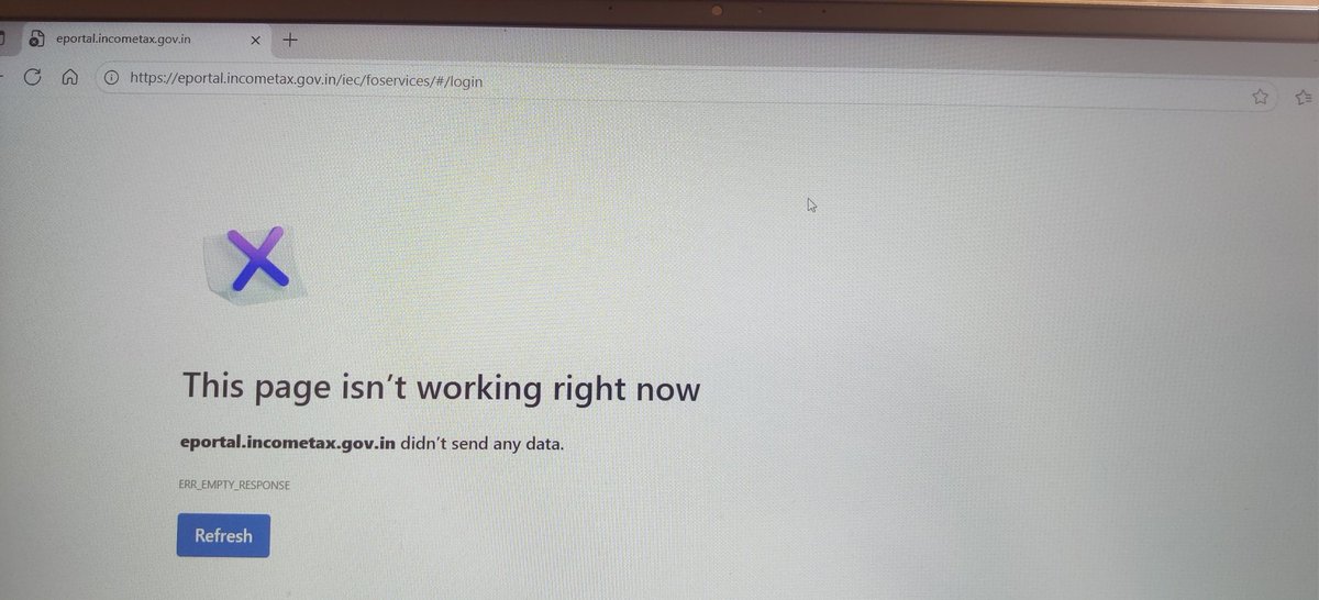 gargmgca's tweet photo. Today at 9 o'clock, portal is not responding https://t.co/Eaa1TuwvZ9