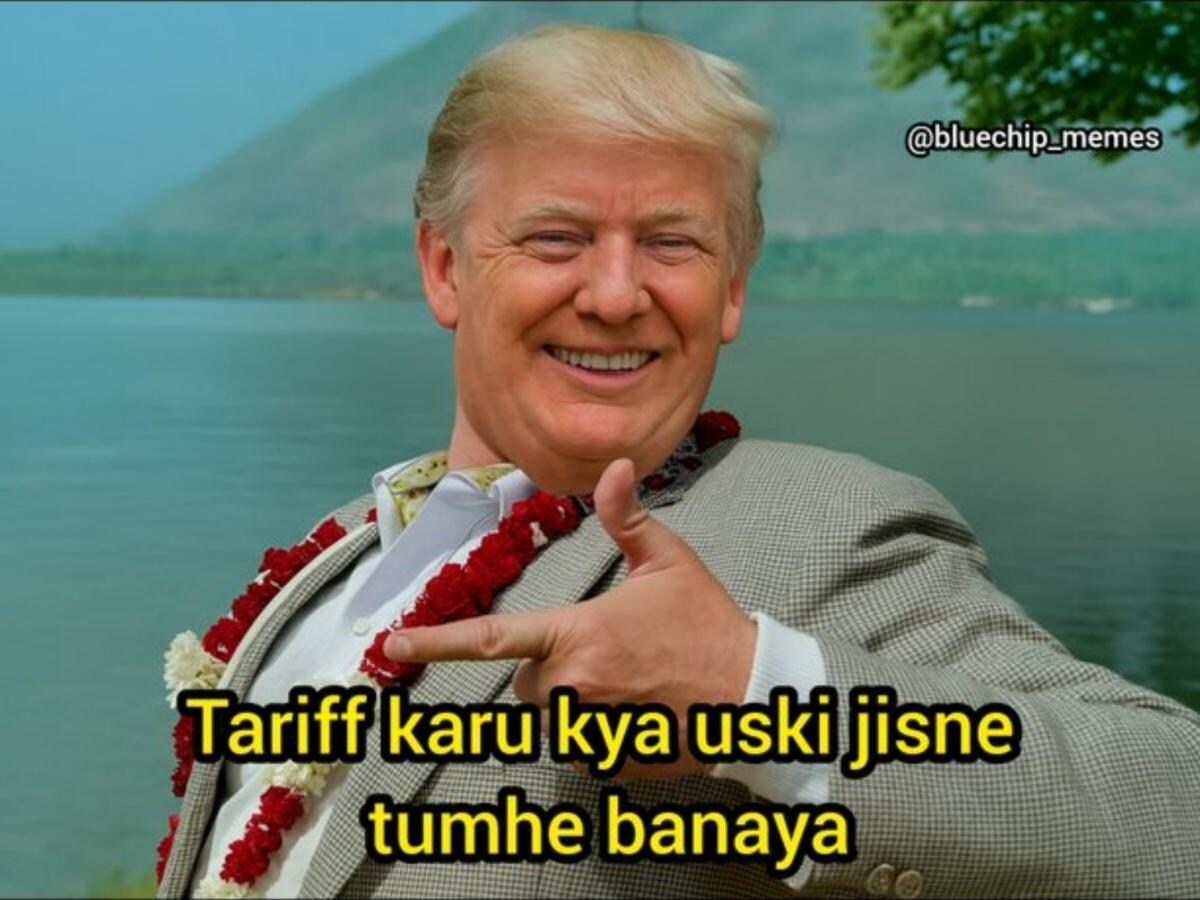 TheMarketMasala's tweet photo. 🇺🇸💸 Oh US, doubling tariffs on Indian goods? That’s cute. Meanwhile, we’re busy making digital infra, shrimp, and gems shine worldwide. 🌏✨ #MarketMasala #TariffSpice https://t.co/4AZstw66t2
