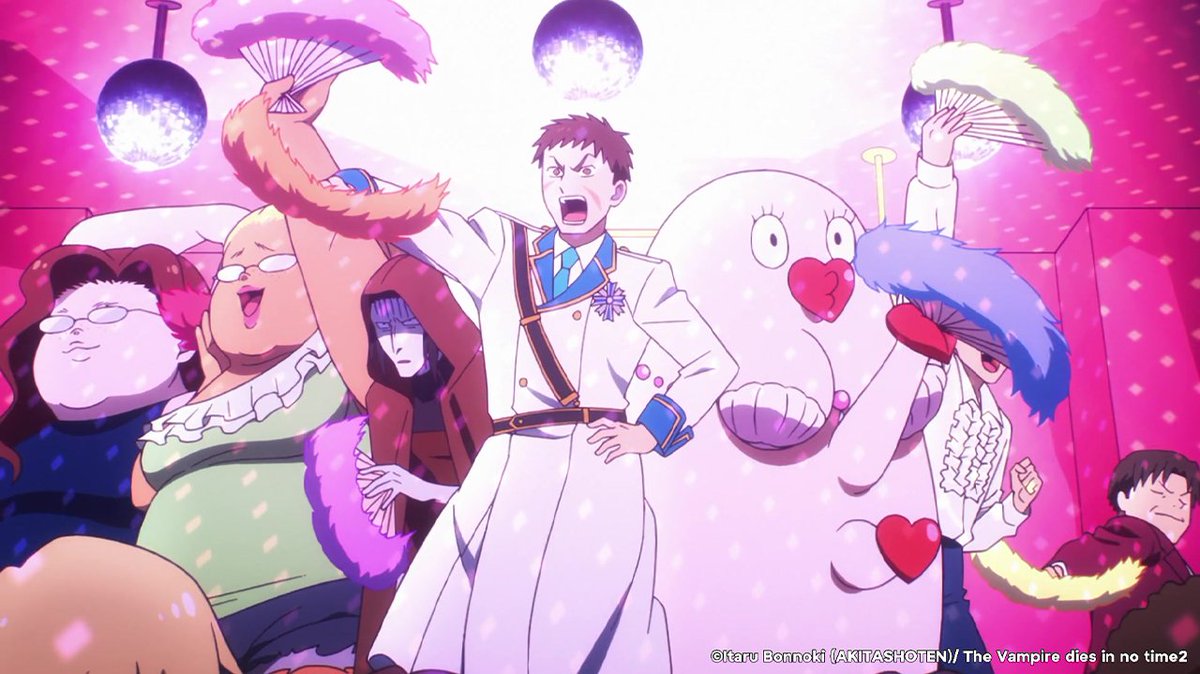 Crunchyroll's tweet photo. It’s their season 🧛 (via The Vampire Dies in No Time Season 2) https://t.co/WZfQ4sElaQ