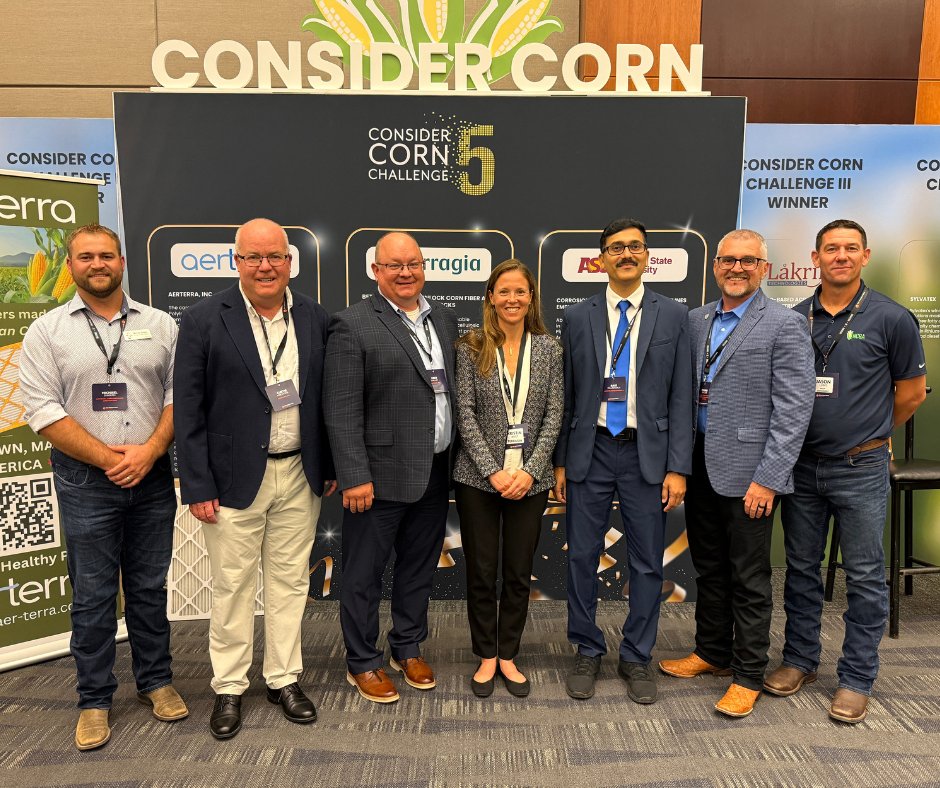 National Corn Growers Association announced three winners of the Consider Corn Challenge V today that are identifying innovative new uses (and new potential markets) for corn at the  Bio Innovations Midwest conference in Omaha. ow.ly/IPVc50WXi8o <a href="/NationalCorn/">National Corn (NCGA)</a>  @bio_markets