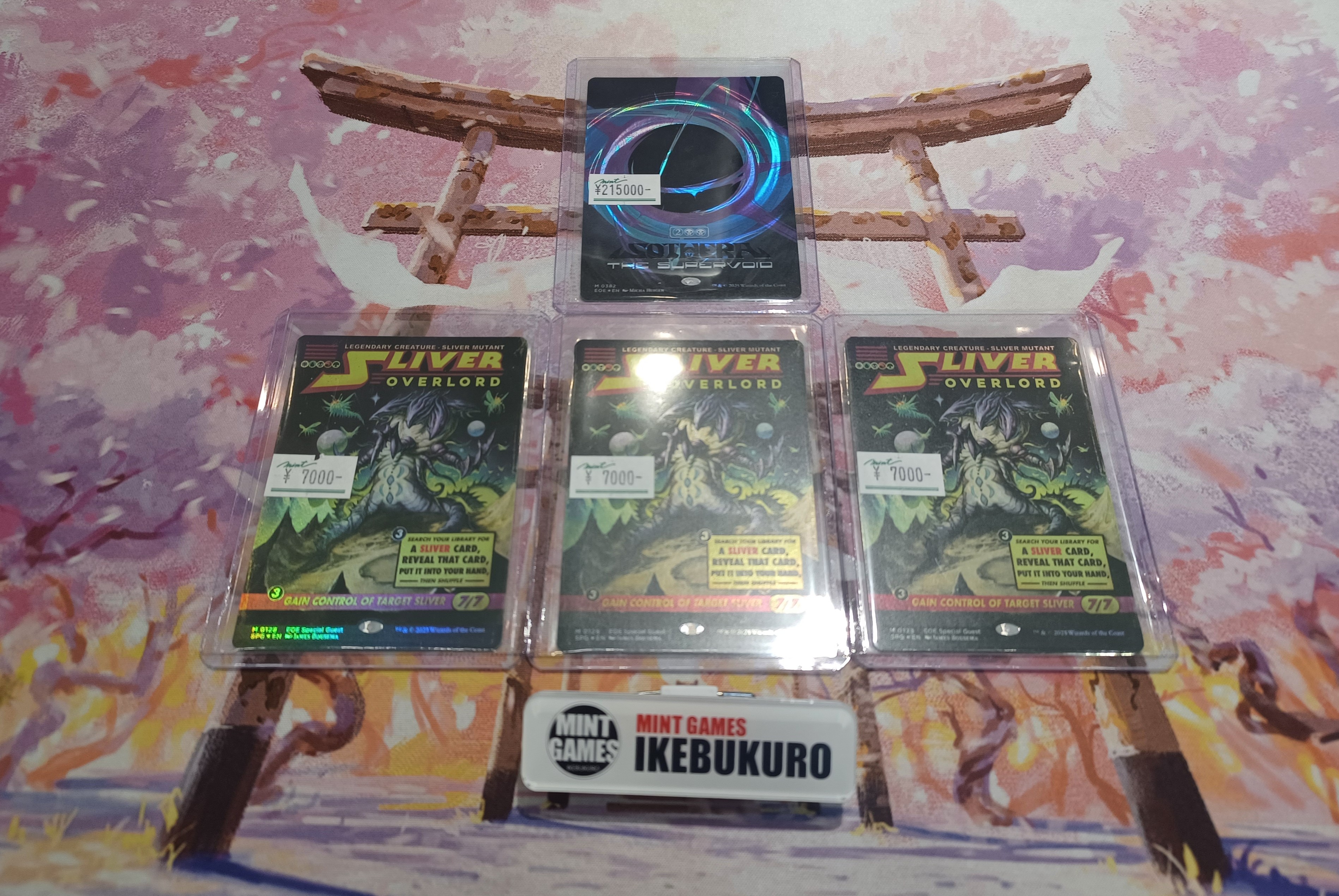 スーパーヴォイド、ソセラ　ジャパンショーケースfoil 4枚　日本語　MTG FOIL)(ショーケース枠)スーパーヴォイド、ソセラ/Sothera, the