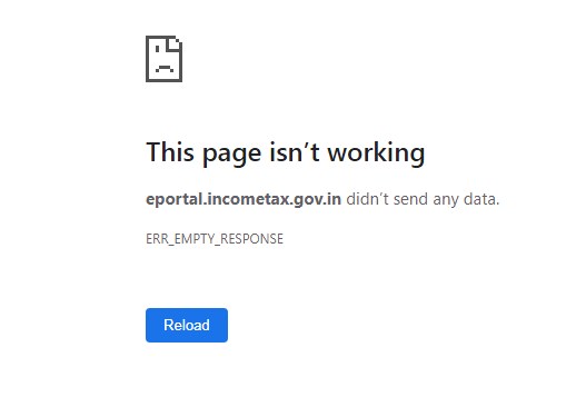 binodkray's tweet photo. @CNBCTV18Live And look at the latest condition of the portal https://t.co/Yuf9bXZT2D