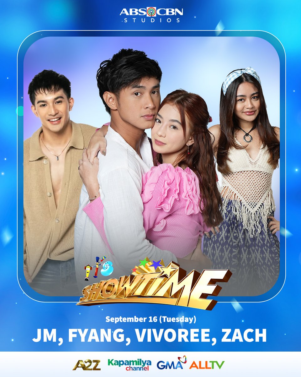 Madlang People! Makiki party-party sa atin this Tuesday sina Vivoree, Zach Guerrero, and #JMFyang sa #ItsShowtime! 

#ShowtimeLetsLaro