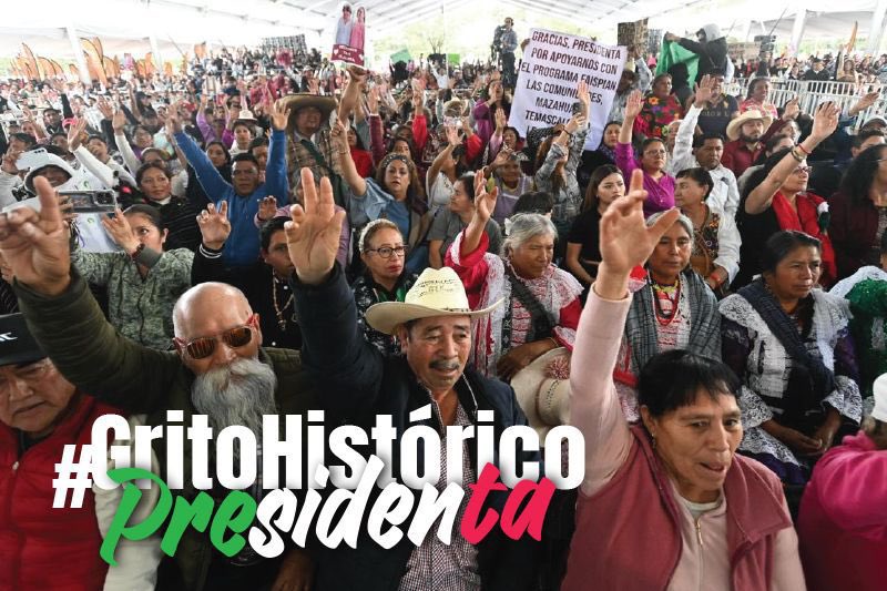 brendiSFou's tweet photo. México despierta con un suspiro distinto en su historia. #GritoHistoricoPresidenta https://t.co/3HUKb6AN3C