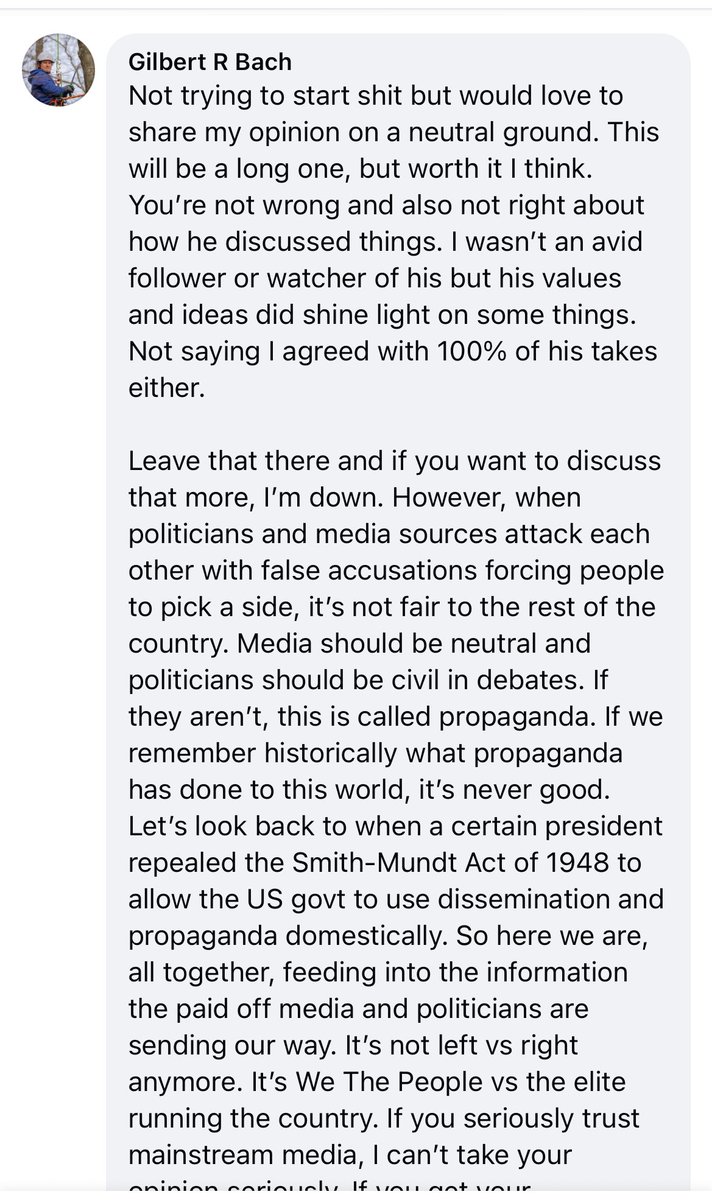 BipartisanPOV's tweet photo. Just a comment from my personal profile that’s been on my mind. To long for a thread, should give it to you guys in picture.

Bill of Rights: https://t.co/tc6ADCLQFf https://t.co/u3CAEgBPO0