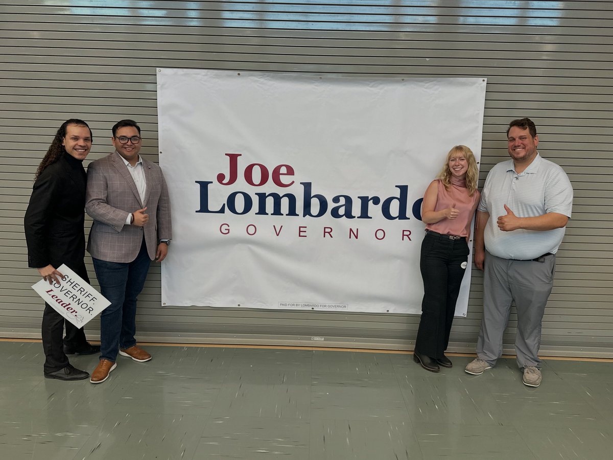 A few of our board members had the privilege of attending Governor Joe Lombardo’s Re-Election Kickoff earlier today!

We’re fired up to help our Governor continue the fight against the radical Democrats in Carson City.

It’s time to “Get Shit Done”! <a href="/JoeLombardoNV/">Joe Lombardo</a>
