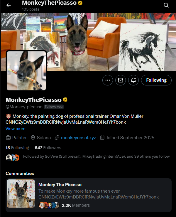 This post got 20,000+ views, which tells me about the attentiveness toward the $MONKEY narrative, as a demanded-opportunity.

Today the team got the main X account back!

They appealed the suspension, discovering it was a flooded bot-attack 

(no need to point fingers, GOD will