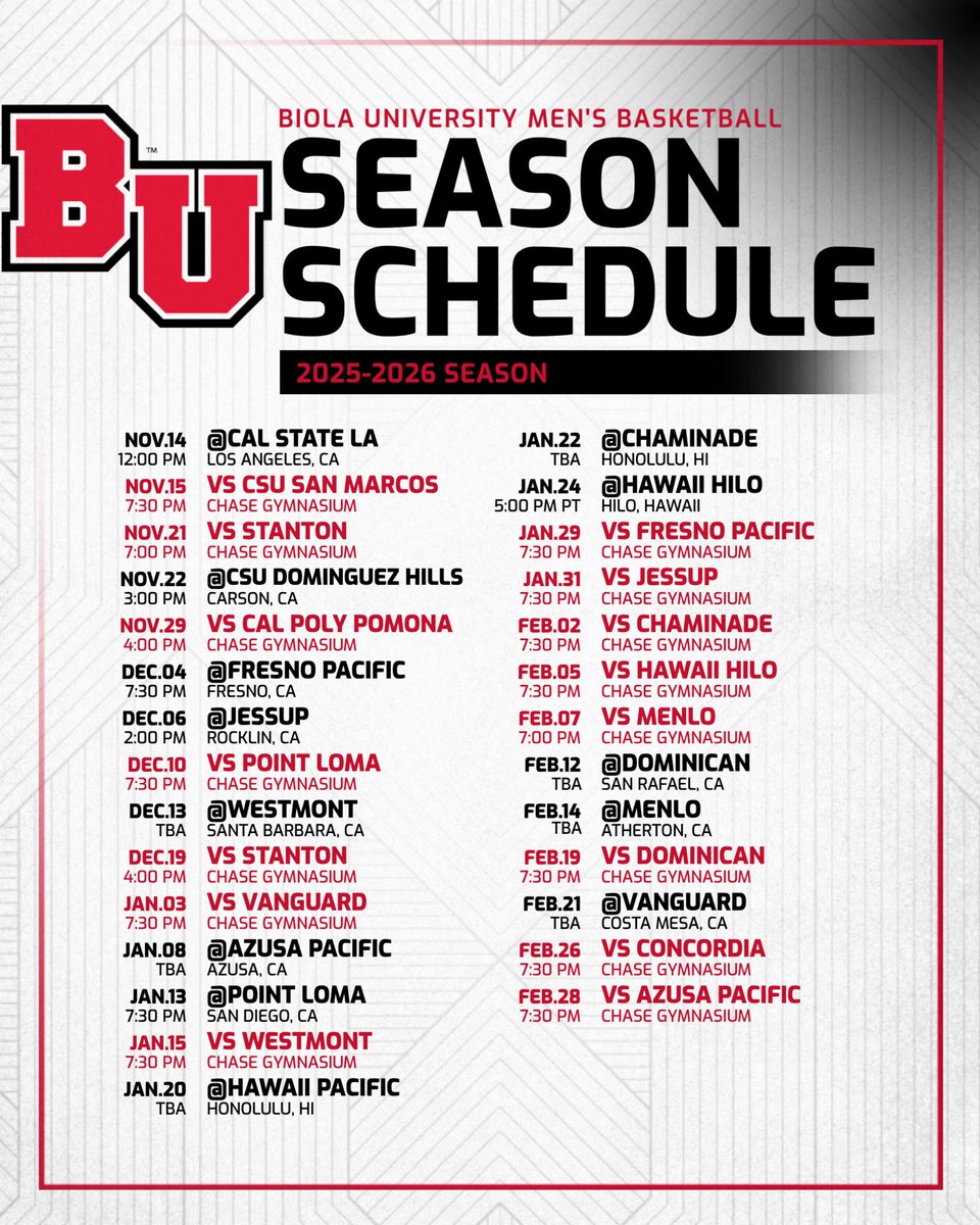 Biola Men’s Basketball tweet media