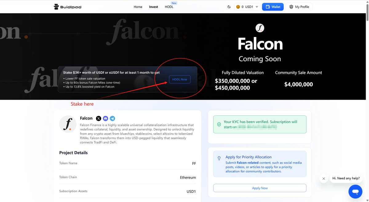 AmigOO00oo's tweet photo. 之前简要介绍了一下@falconfinance最近的打新项目。这一期主要介绍如何更省钱的参与其在@buidlpad 上面的boost活动。
1. 找到官网上的stake 入口 https://t.co/THt4FBz6qf