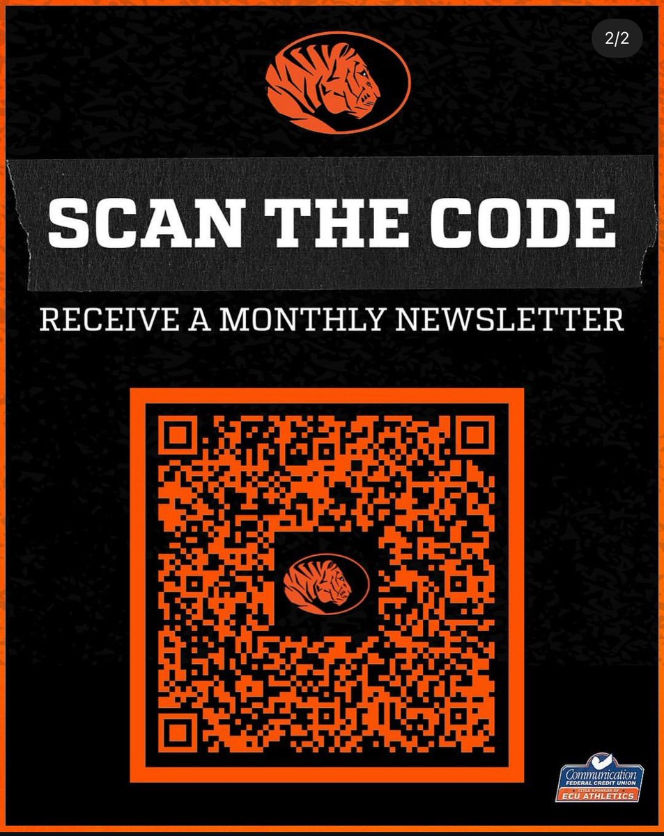 🚨 The latest Tiger Soccer Newsletter just dropped! 📰 Want it sent to you? Scan the QR code &amp; sign up today.