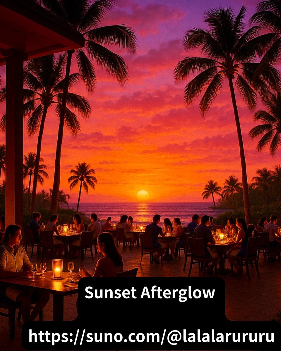 Sunset Afterglow 【dinner】

suno.com/@lalalarururu

#suno #EDM #Dance #POP