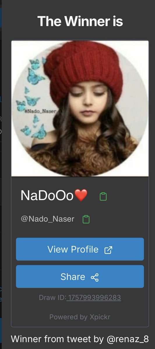 مبروك <a href="/Nado_Naser/">NaDoOo❤️</a>  🎁 انتِ الفايزة 💜💜
عليك بالعافية ياقمر  💜💜

والف شكر لااحلى <a href="/renaz_8/">ريناز</a>  على الفعالية الحلوة 🥹💜