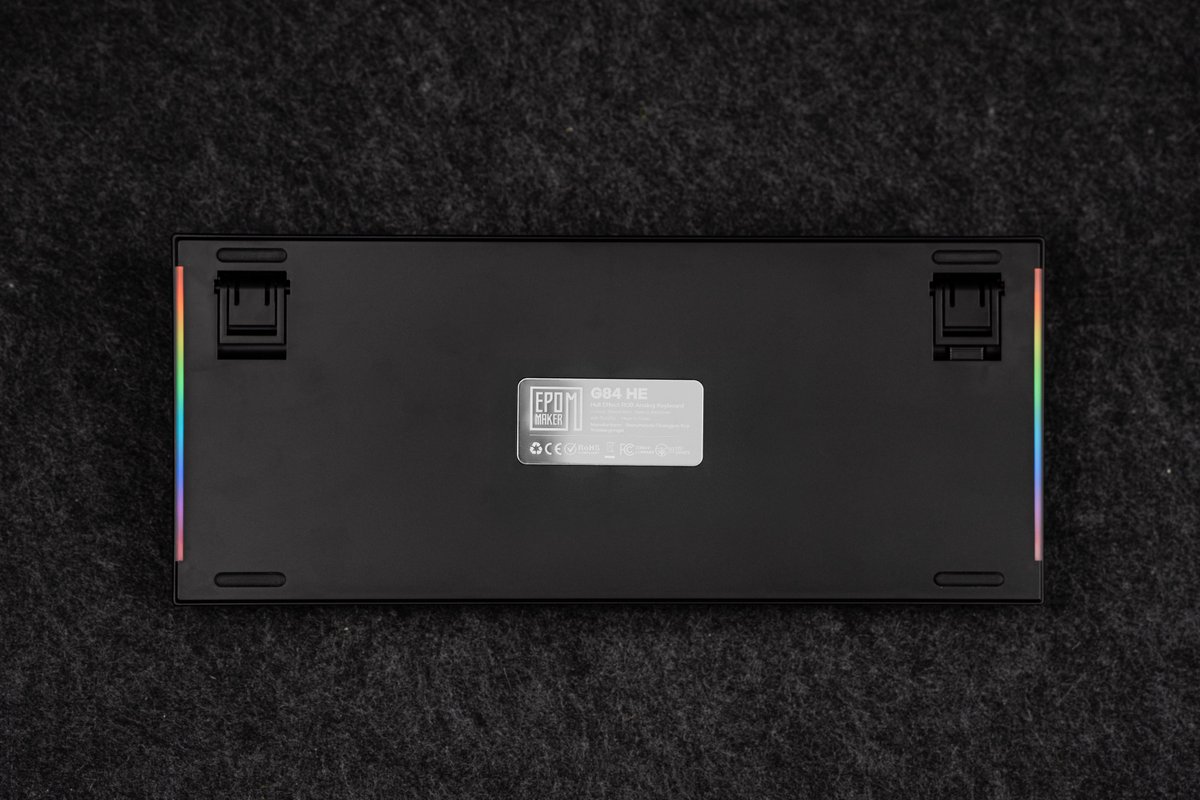 The EPOMAKER G84 HE is live! 
80% layout • Akatsuki Hall Effect switches • Adjustable actuation • 8K polling &amp; 256K scan • Shine-through keycaps + RGB 
👉 Shop now: epomaker.com/products/epoma…
💡 Already purchased the $1 code? Don’t forget to use it at checkout!  #newkeyboard