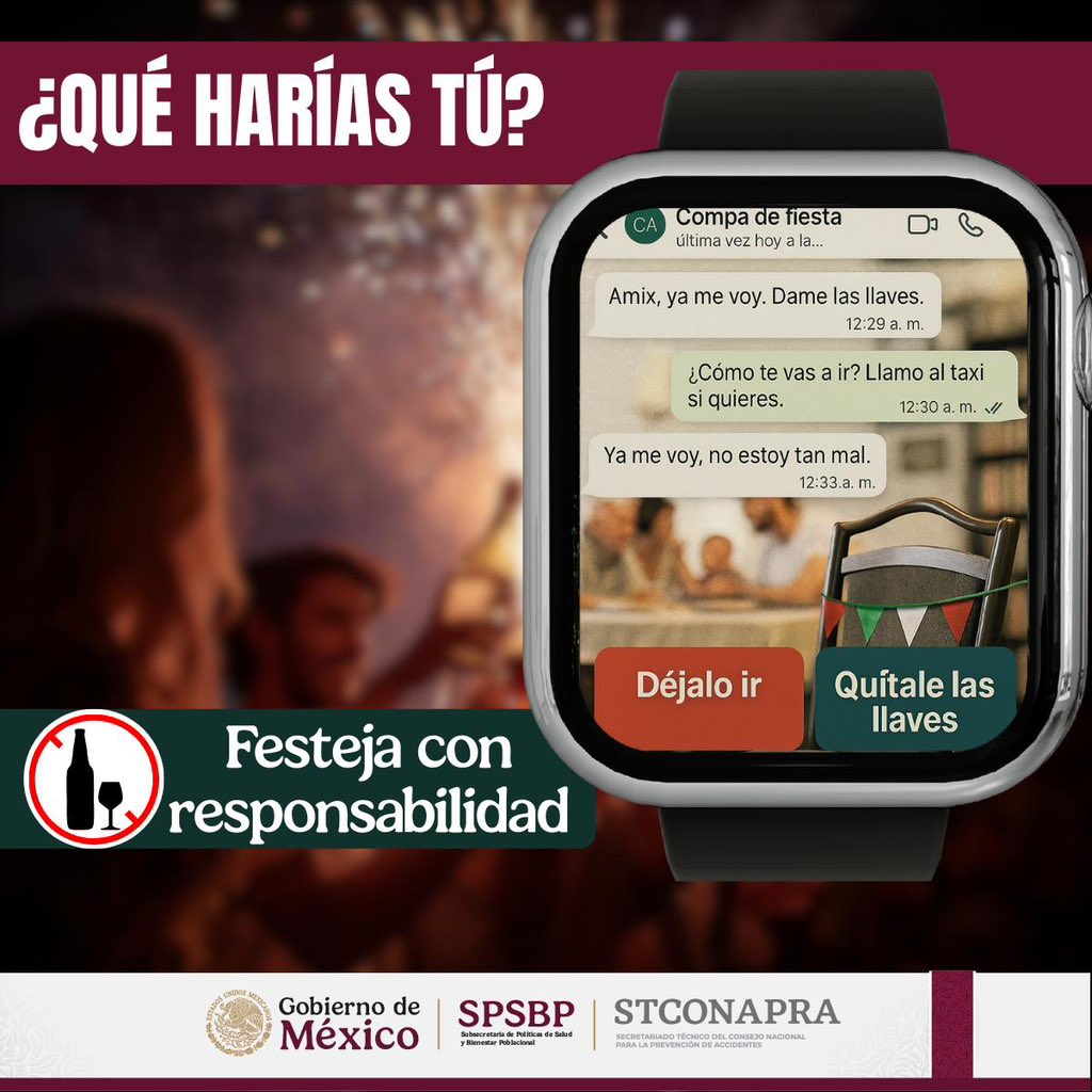 Las fiestas patrias son para celebrar, no para lamentar. El exceso de alcohol y el volante no se mezclan: manejar bajo sus efectos puede convertir una noche de alegría en una historia de dolor.

 #SPSBP #coepra #crum #quemaduras  #velocidad #accidentes #siniestrosviales #motos