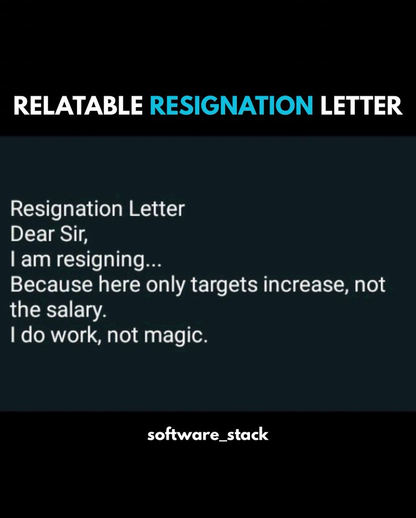 softwarecontent's tweet image. 💯

Follow @softwarecontent for more updates.

#software #softwarecompany #softwarestack #softwarejobs #google #internships #resignation #letter