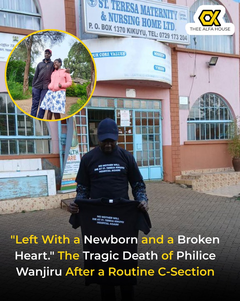 A new life entered the world, and a beloved mother left .A father of four is now a widower, his world destroyed in the very place meant to bring life. THREAD  🧵: