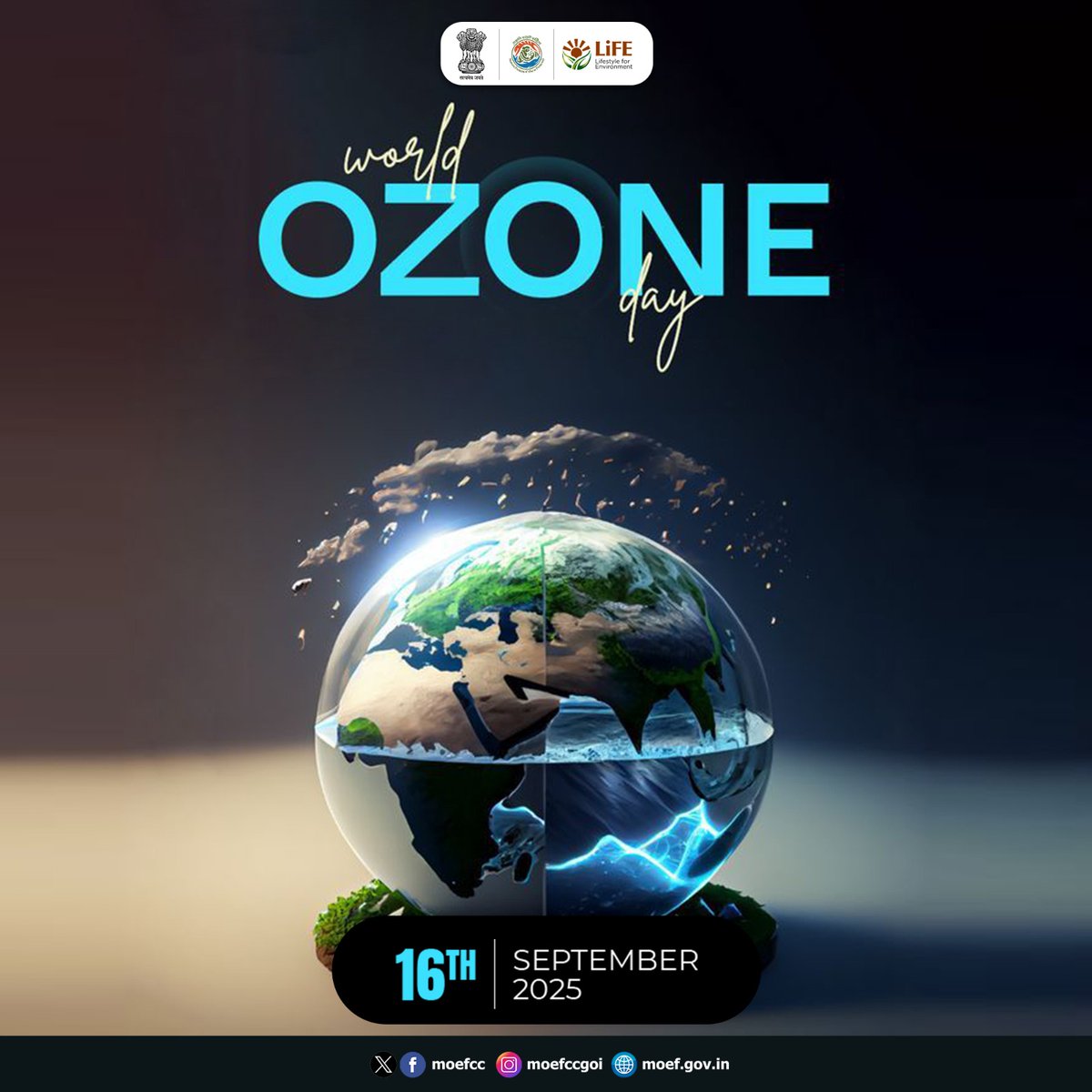 On this World Ozone Day, let’s come together to protect the ozone layer and move towards a sustainable future where our planet thrives for generations to come.

#WorldOzoneDay
#OzoneDay
#MissionLiFE
#ProPlanetPeople