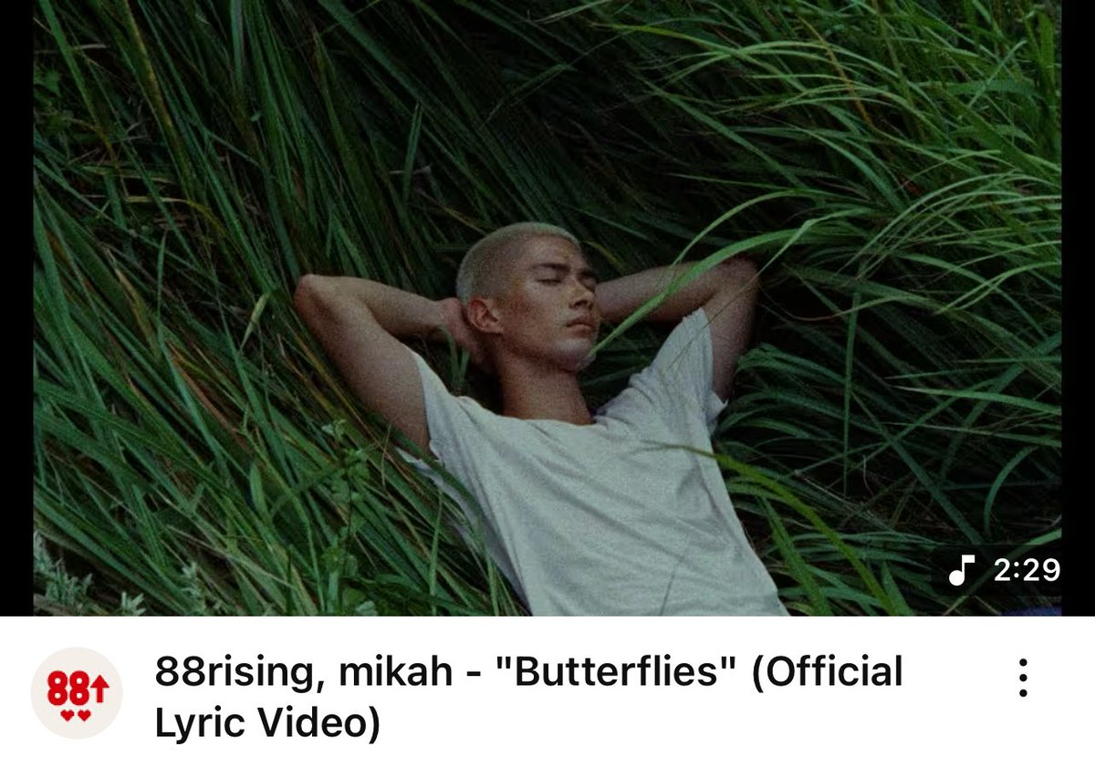 mikafiles's tweet photo. 88rising x mikah - "Butterflies" 

▶️Official Lyric Video

https://t.co/mJm6cCbLqT via @YouTube

#mikah #Mika #มิกะ #米卡 #MikaHashizume #橋爪ミカ #미카 #88rising https://t.co/sJh8BDCQI9