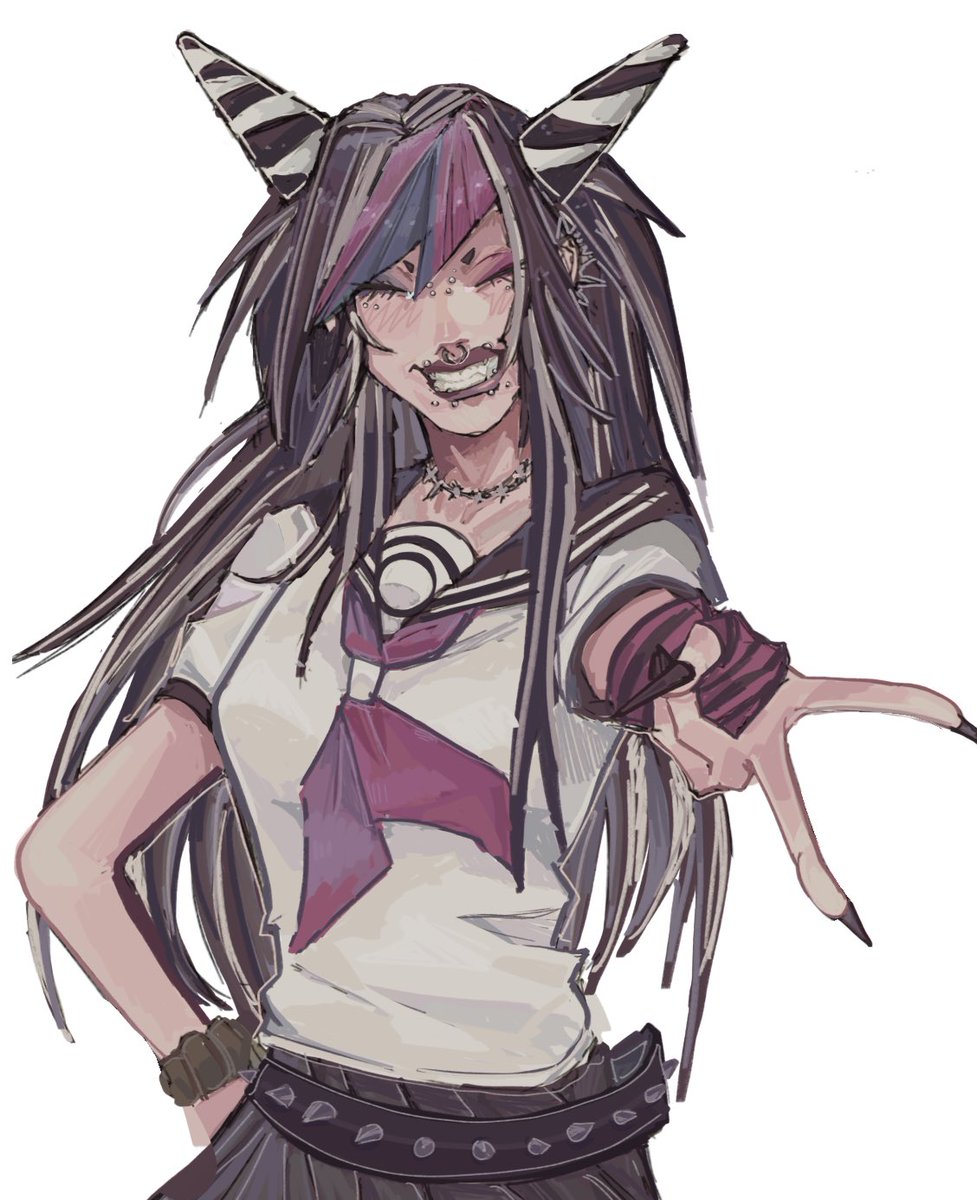 SORRY 4 LATE POST ive been out all day 🥹 my princess with a personality disorder #danganronpa