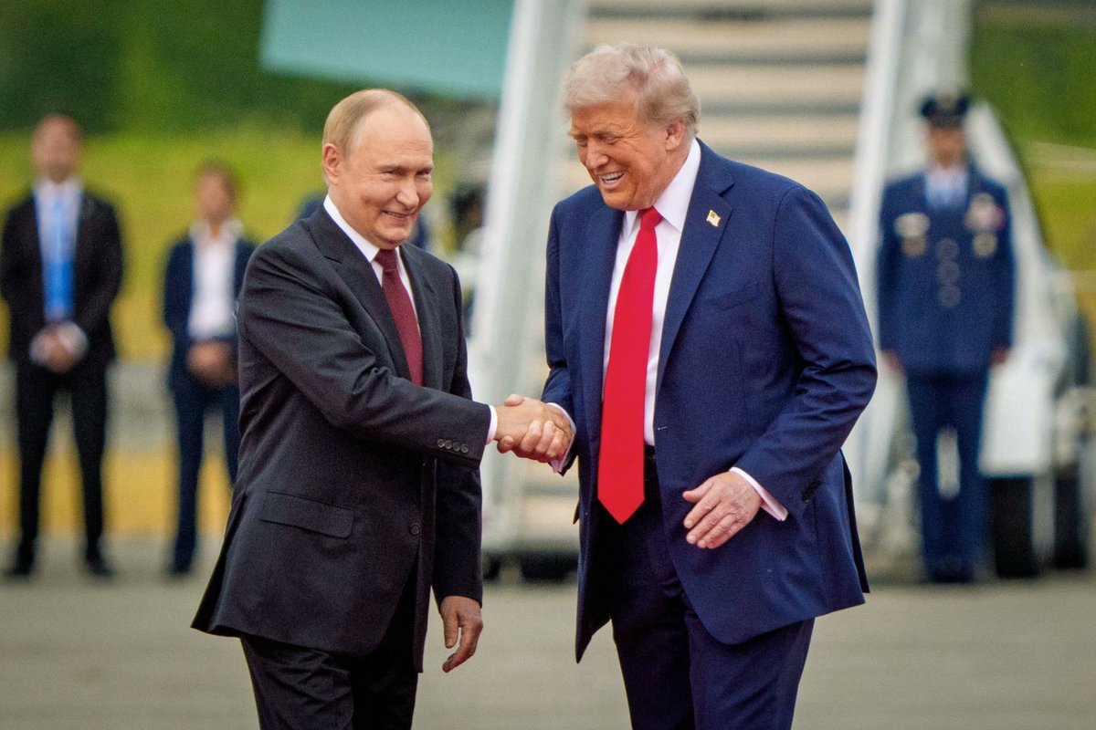 Trump's Alaska summit with Putin was exactly one month ago and since then Putin has:

- refused to meet with Zelensky
- destroyed an American factory in Ukraine
- bombed the EU Delegation building in Kyiv
- attacked Ukraine's cabinet of ministers building
- launched drones into