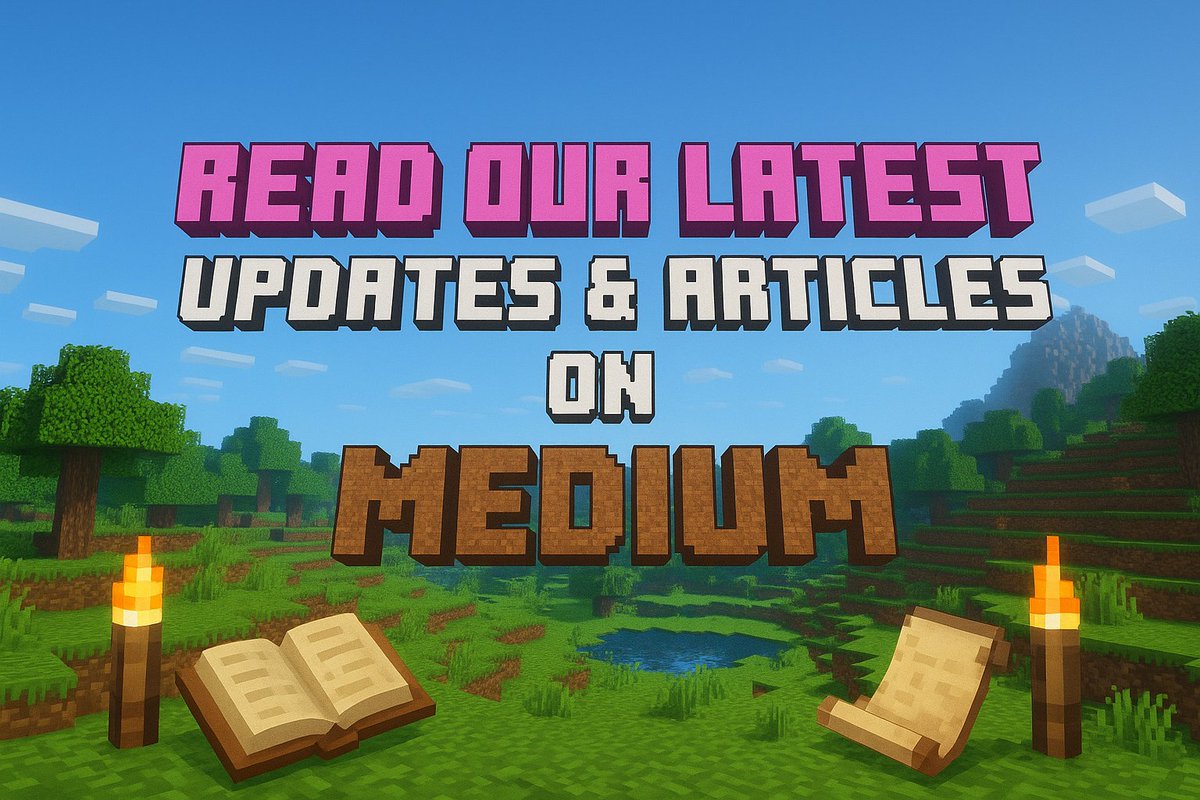 cryptomodfun's tweet photo. From blocks to #blockchain and how #cryptomod is redefining #Minecraft #play2earn .
https://t.co/4kFpkSwqQf
Stay tuned about our latest updates and announcements. We'll share more of them on #Medium . https://t.co/HvHqRkww60