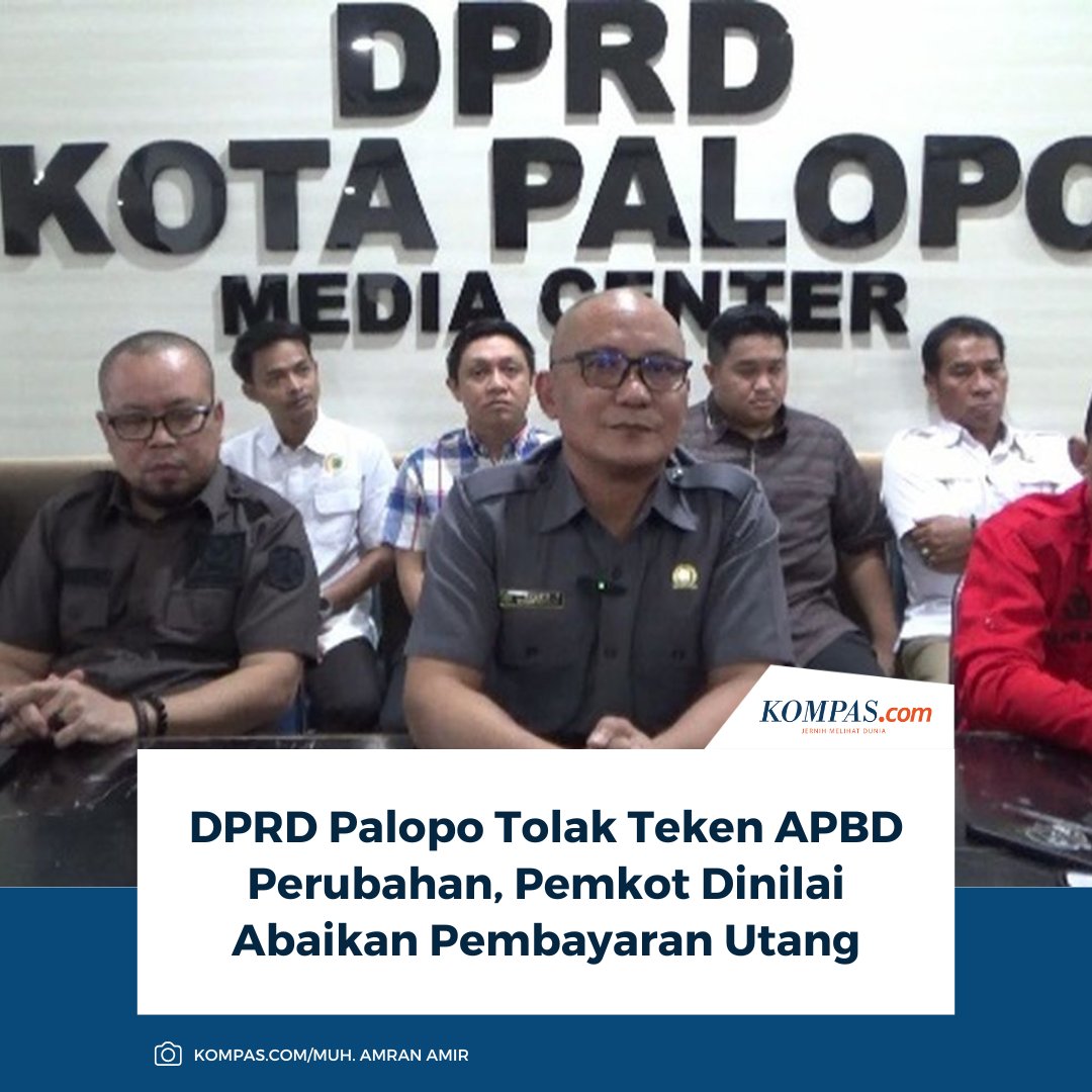 kompascom's tweet image. Darwis menambahkan, DPRD juga menolak menandatangani dokumen karena adanya perubahan nomenklatur anggaran yang sudah disepakati sebelumnya.

Baca selengkapnya 👇
makassar.kompas.com/read/2025/09/1…

~LL #APBD #Pemkot