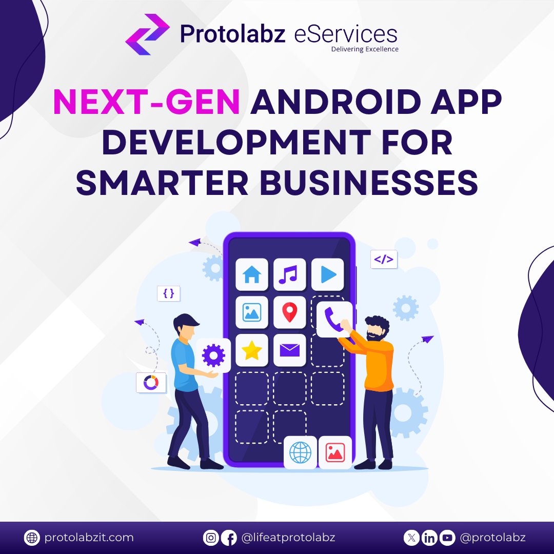 protolabz's tweet image. Take your business to the next level with Next-Gen Android App Development!

Dive into the full insights on our blog: protolabzit.com/next-gen-andro…

#AndroidDevelopment #AppDevelopment #BusinessGrowth #Protolabz #DigitalSolutions #SmartBusiness
